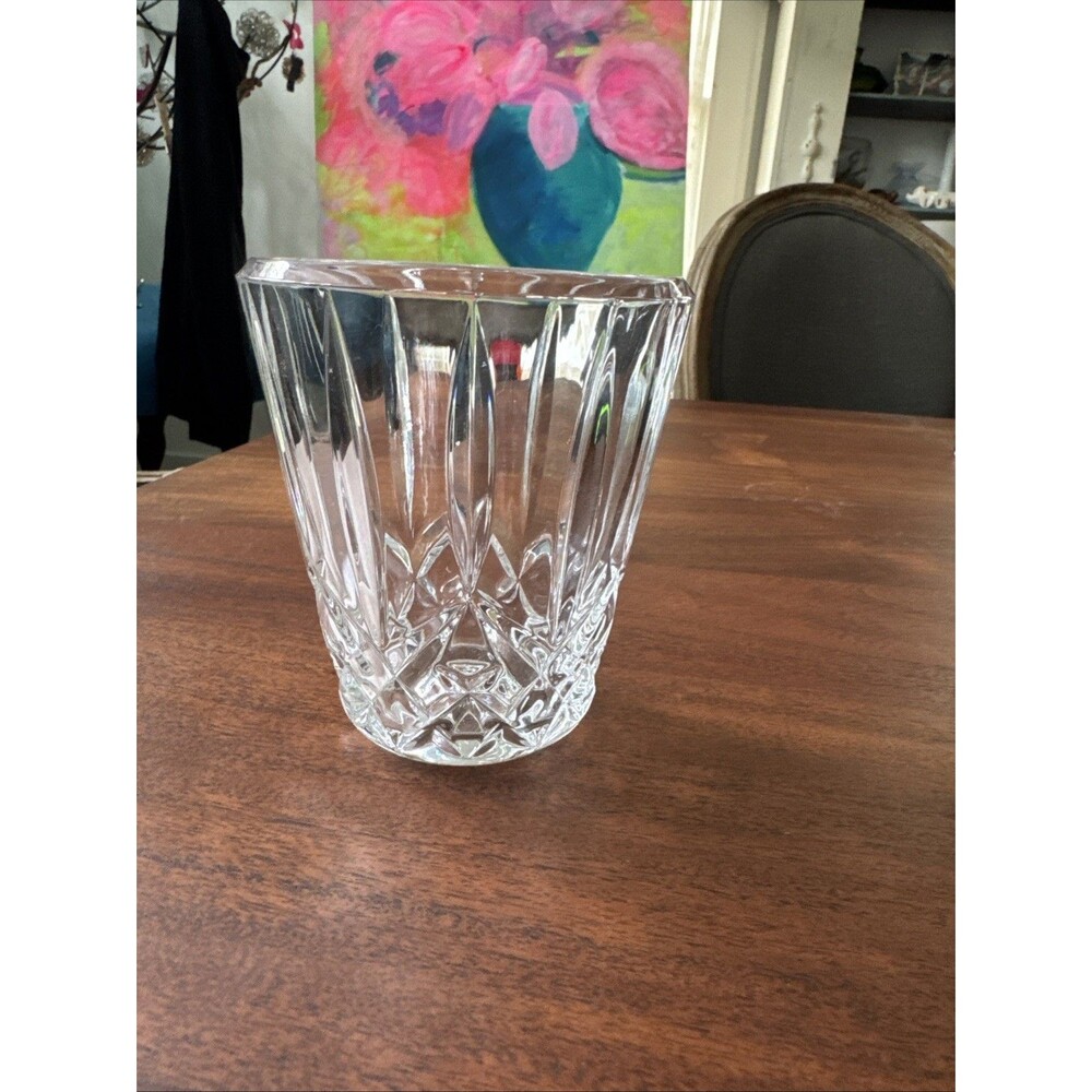 St. George Crystal Cut 24% Fine Lead Crystal Whiskey Glass 4.5"